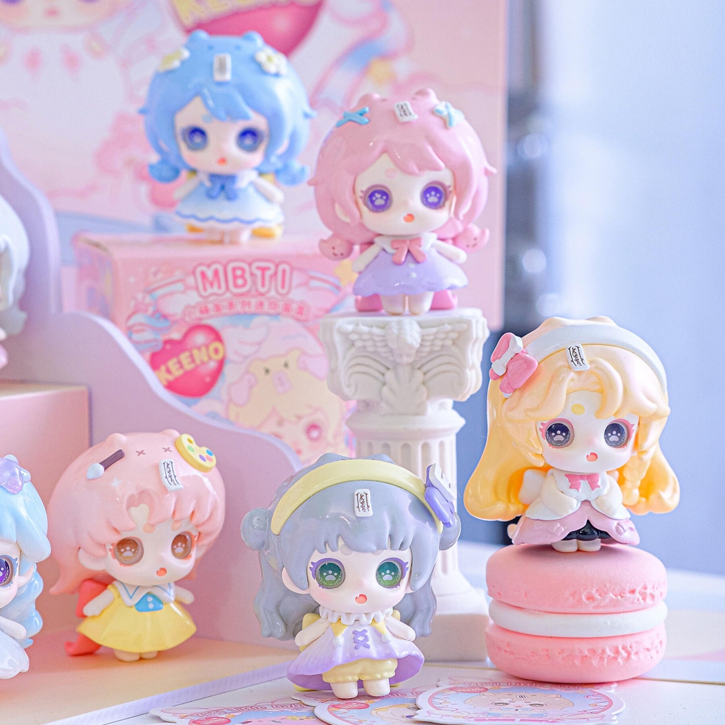 Keeno MBTI Little Friends Minibean Series toy surprise box Dolls