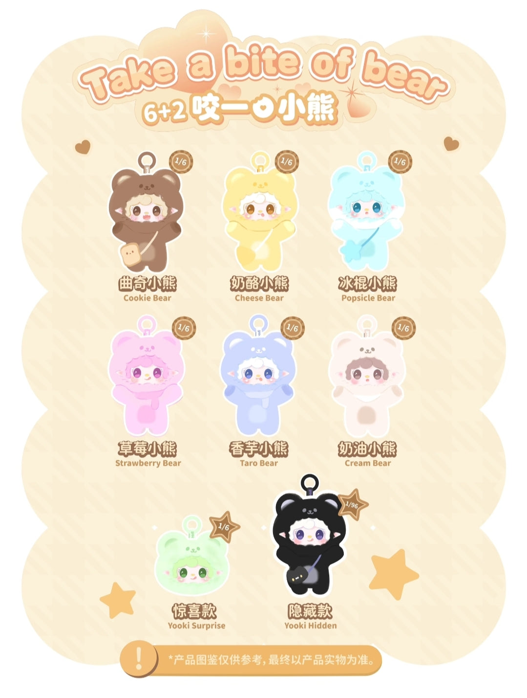 Yooki v4 Bear Plush Series toy surprise box Dolls