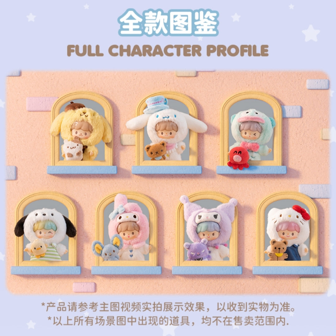 Zzoton Sanrio Love-League Buddies Plush Series toy surprise box Dolls