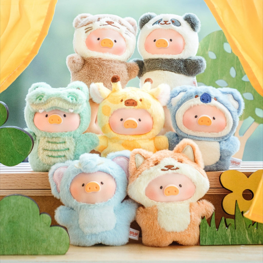 Lulu Pig Animal Party Plush Series toy surprise box Dolls