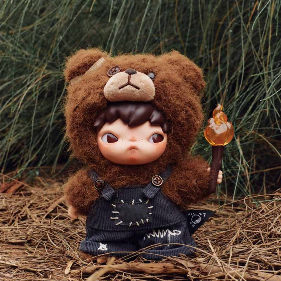 Hirono Living Wild Fight for joy Hanging Card Plush Dolls