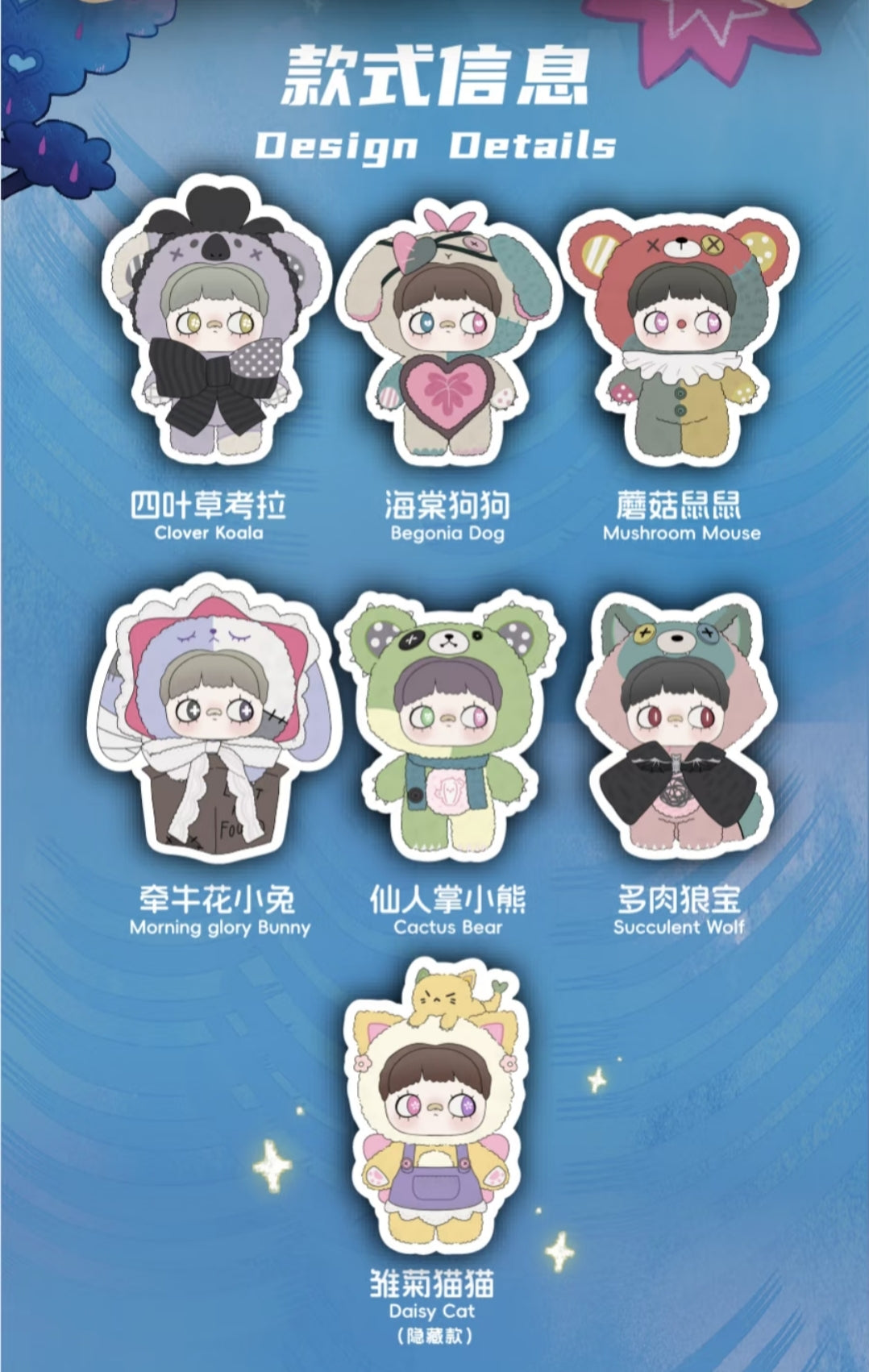 Maymei Jymbiote Neverland Plush Series toy surprise box Dolls