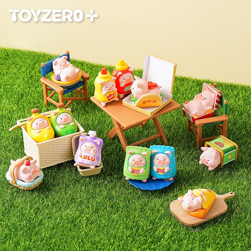 Lulu Pig Picnic Party Minibean Series toy surprise box Dolls