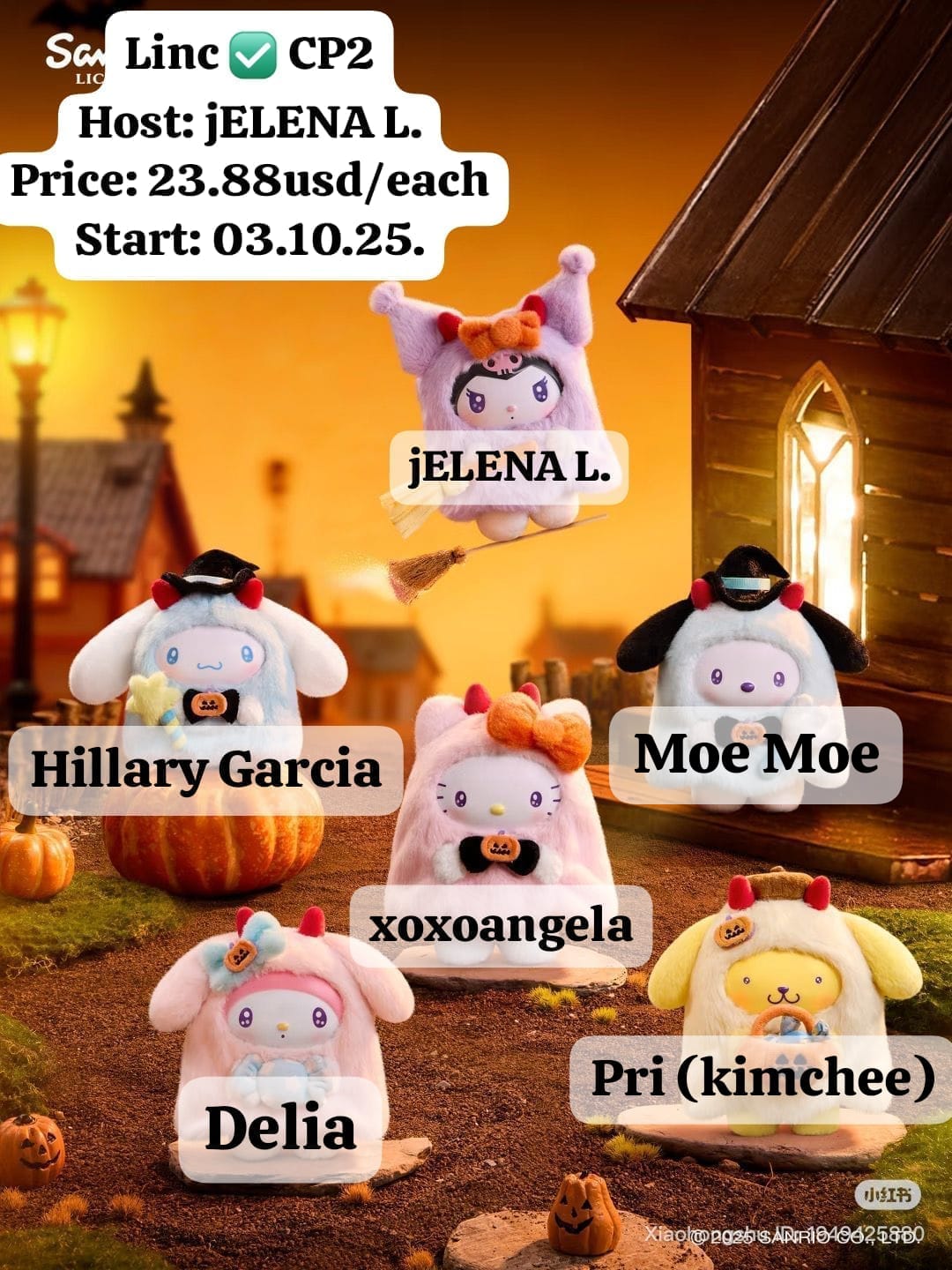 Sanrio Candy Carnival Night Series Claim Party