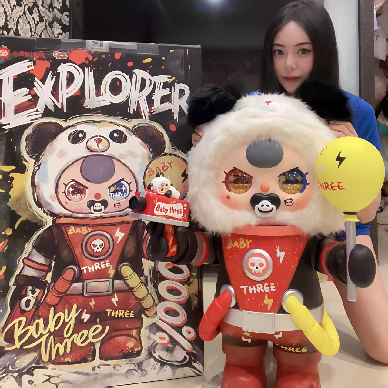 【preorder 2-3 days】Baby Three Explorer 1000% Limited Dolls