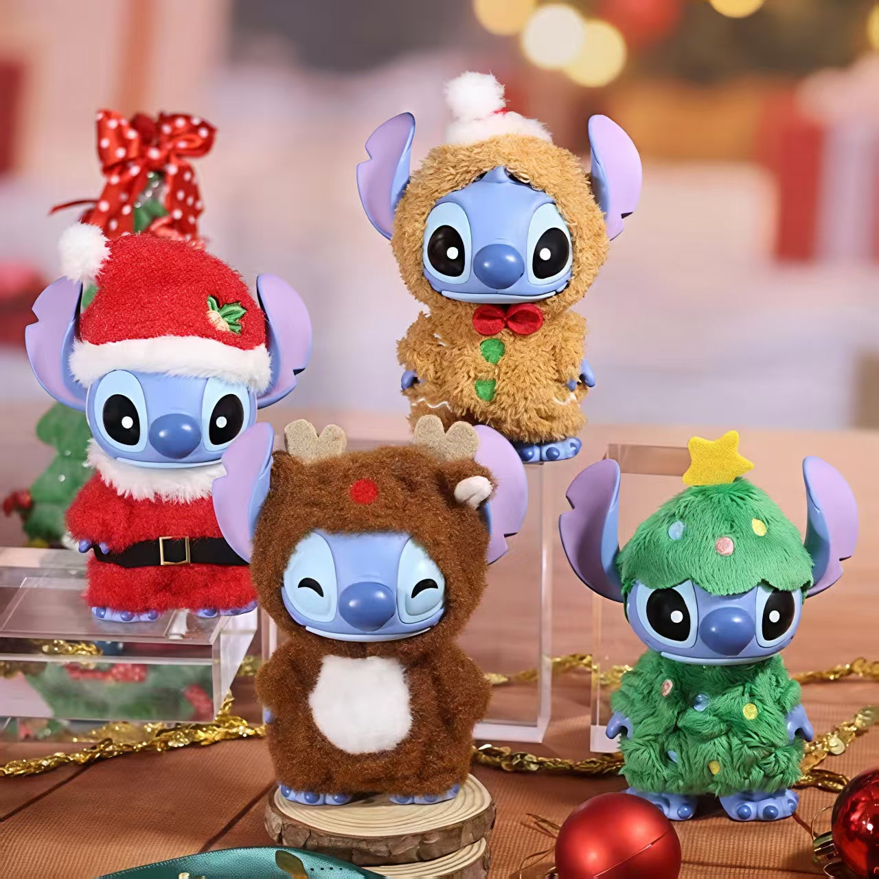 Stitch Christmas Dressed Series toy surprise box Dolls