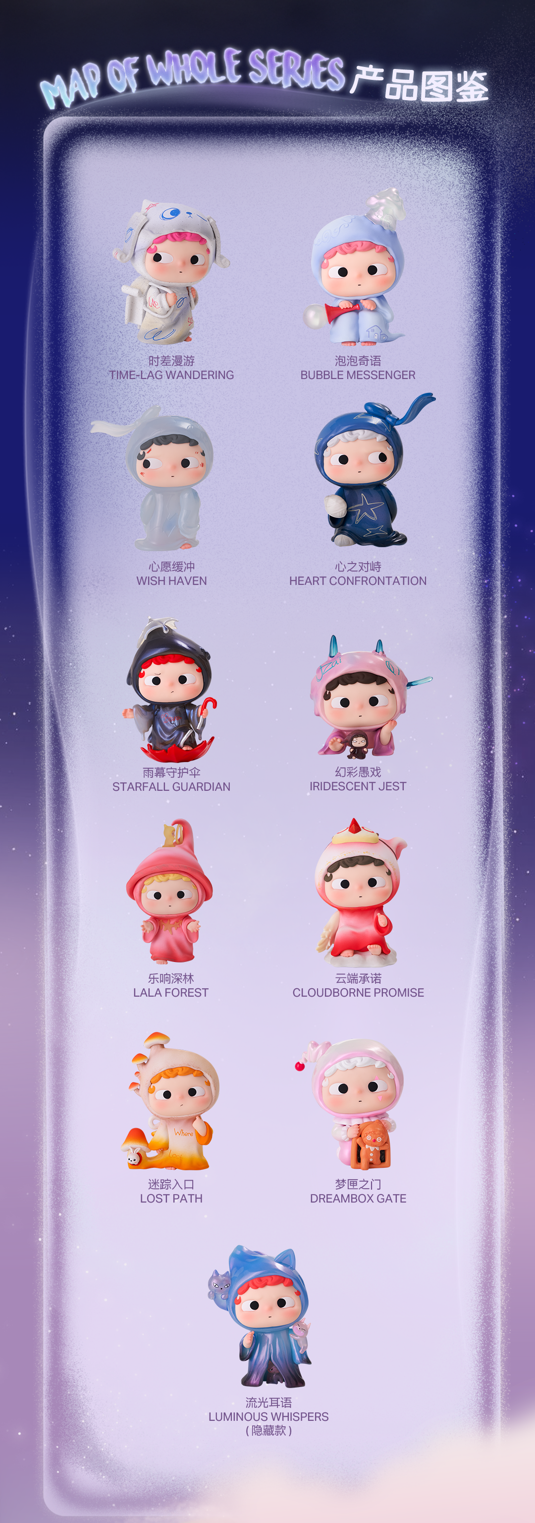 Ozai The Time Wayfarer Series toy surprise box Dolls