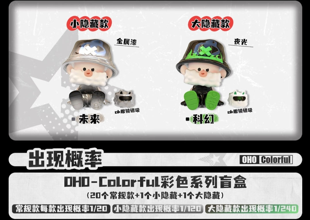 OHO Colorful Series toy surprise box Dolls