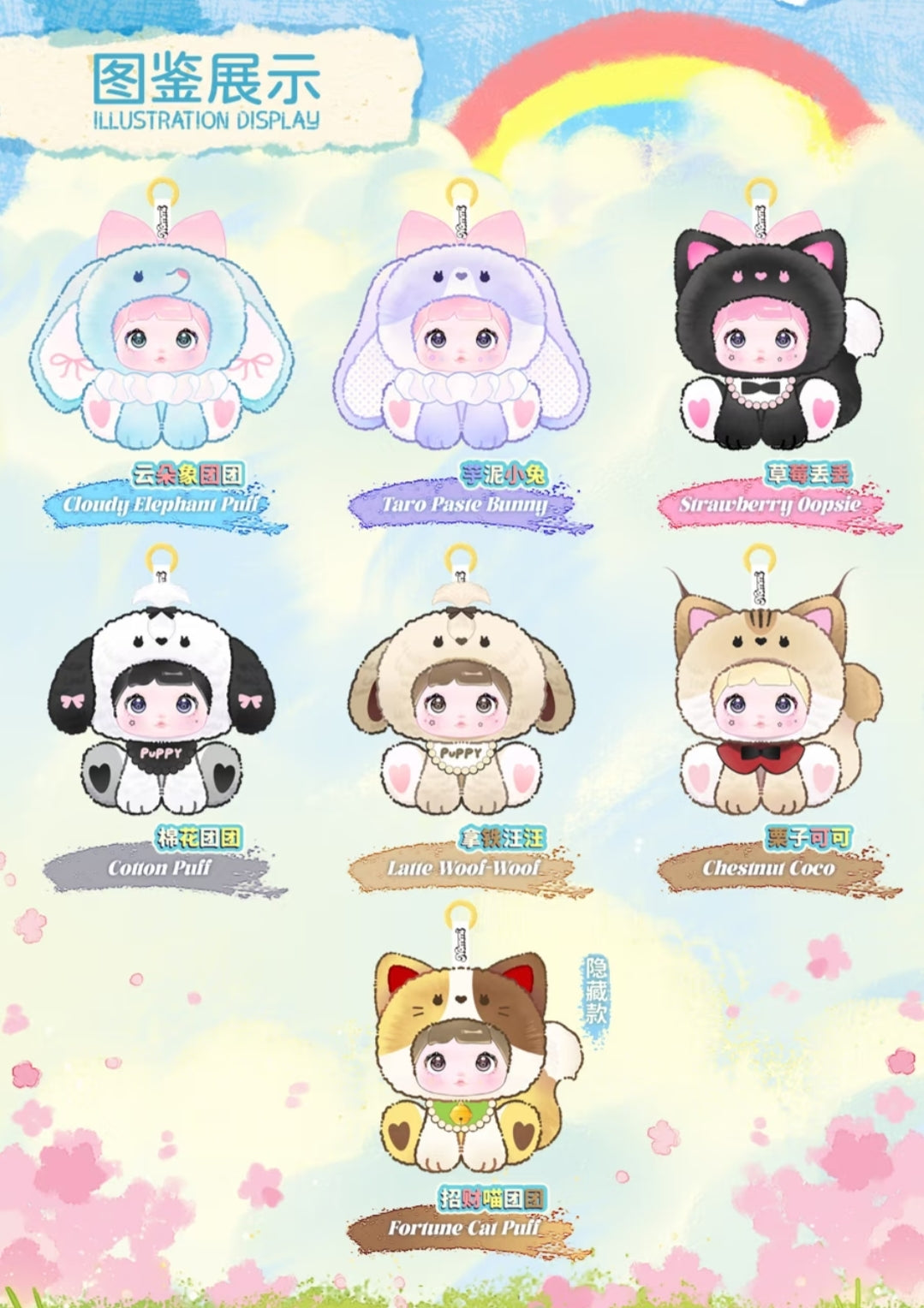 Nommi Sitting Zoo Plush Series toy surprise box Dolls