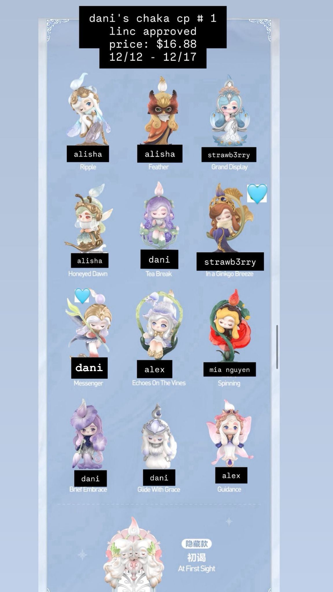 【preorder December 19th】POP MART Chaka Luminous Reverie Series toy surprise box Dolls