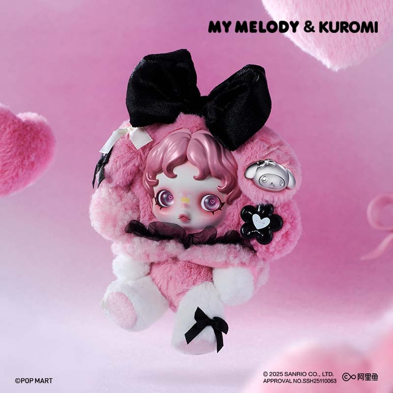 【preorder December 26】POP MART Skullpanda x KUROMI or MY MELODY Hanging Card Dolls