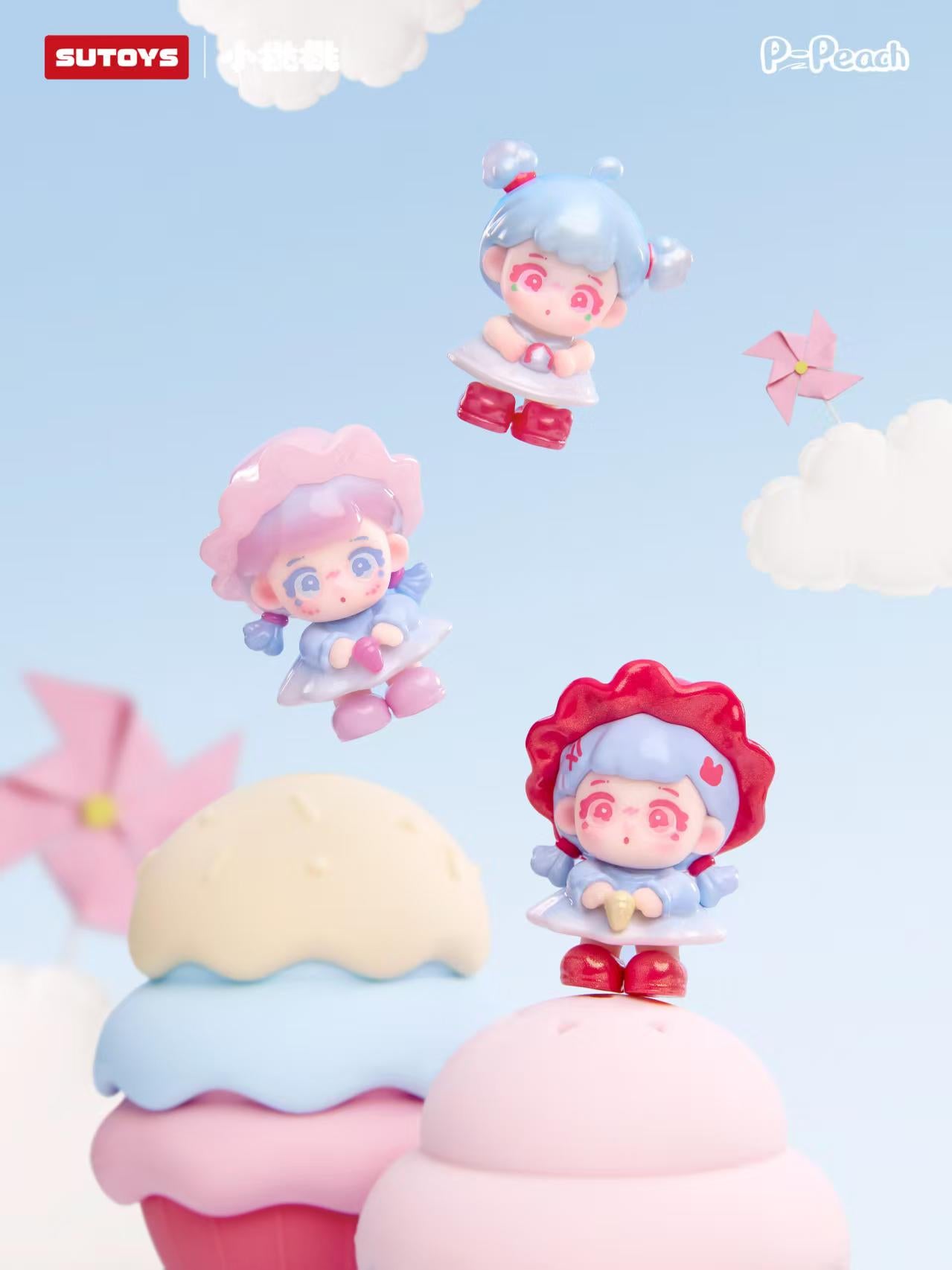 P-Peach Cute Funland Minibean Series toy surprise box Dolls