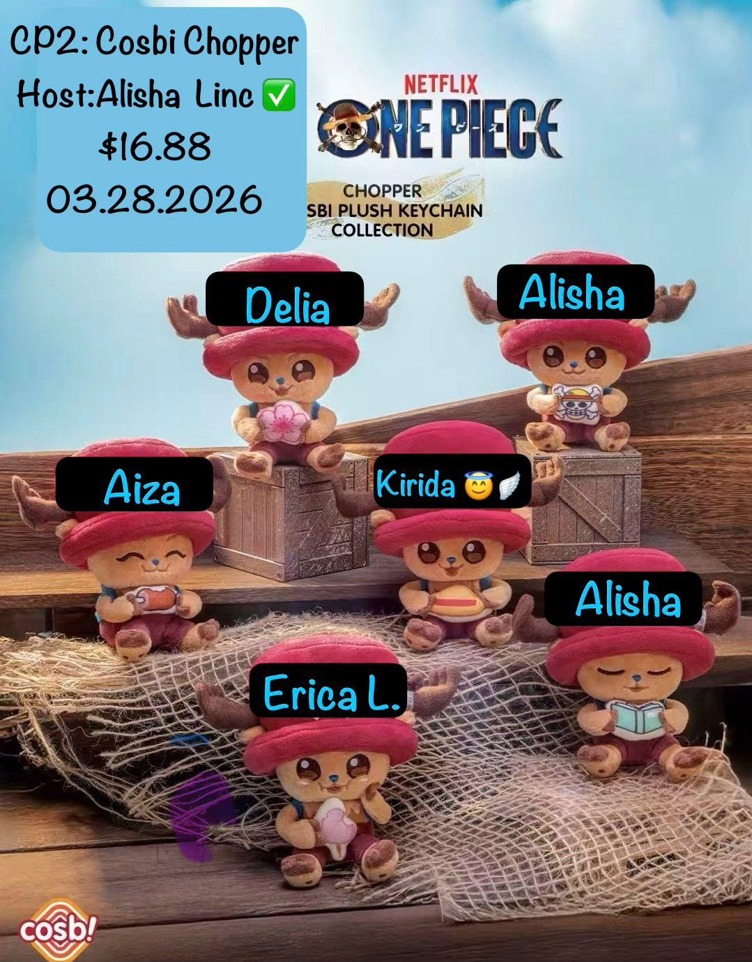 Chopper Cosbi Plush Series toy surprise box Dolls