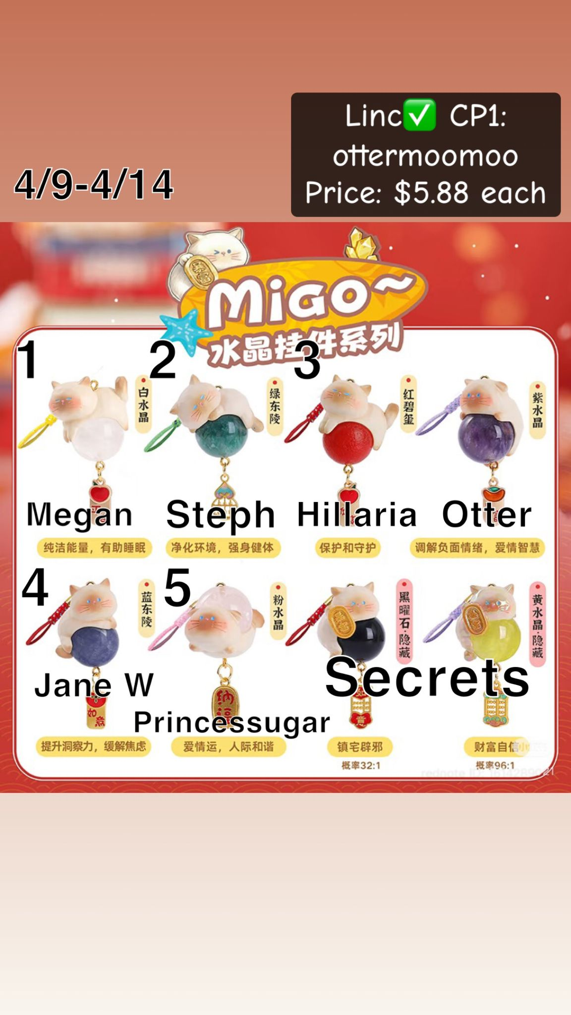 Meow Meow Good Luck Series Claim Party