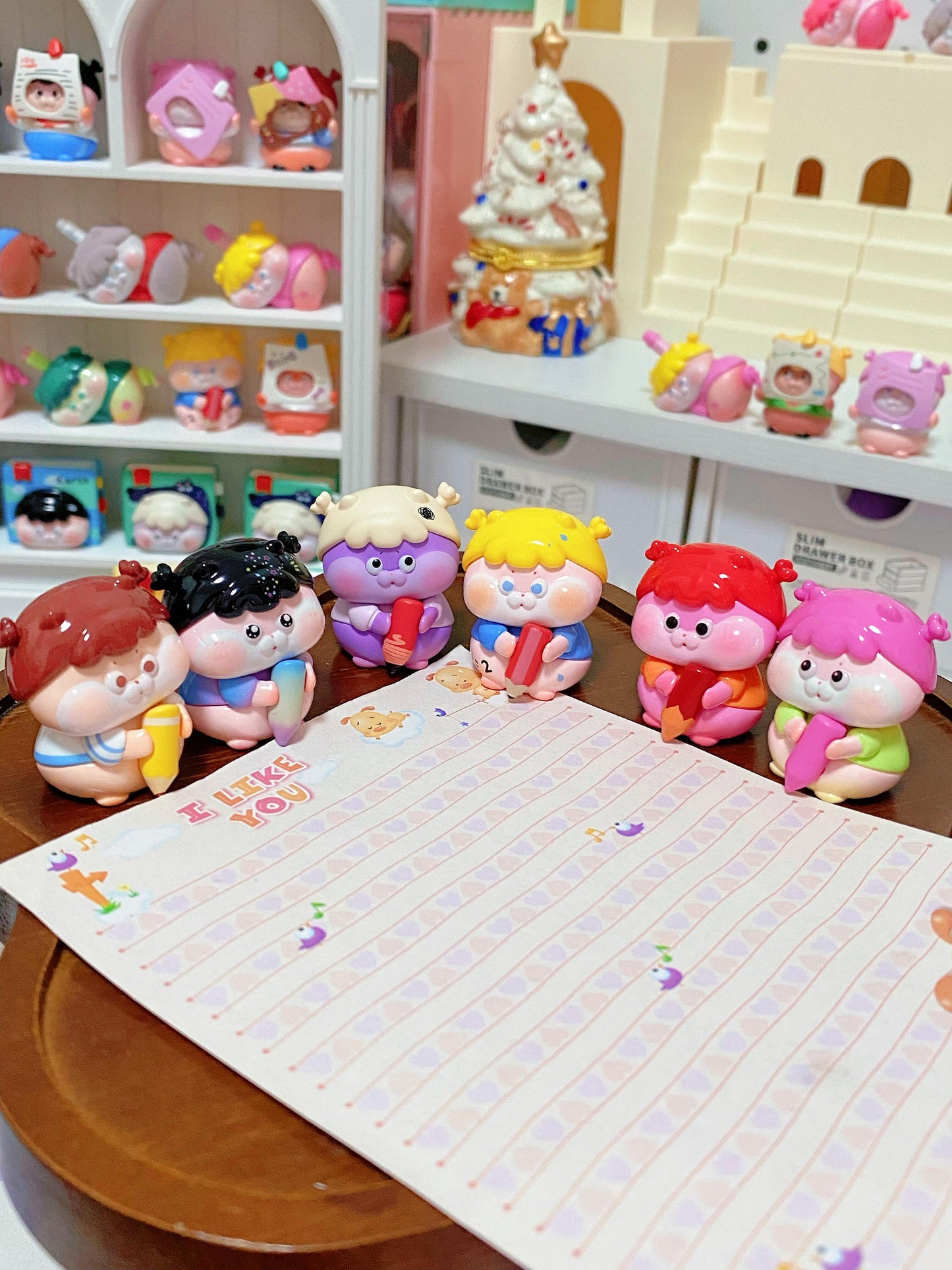 Tata Love Studying Minibean Series toy surprise box Dolls