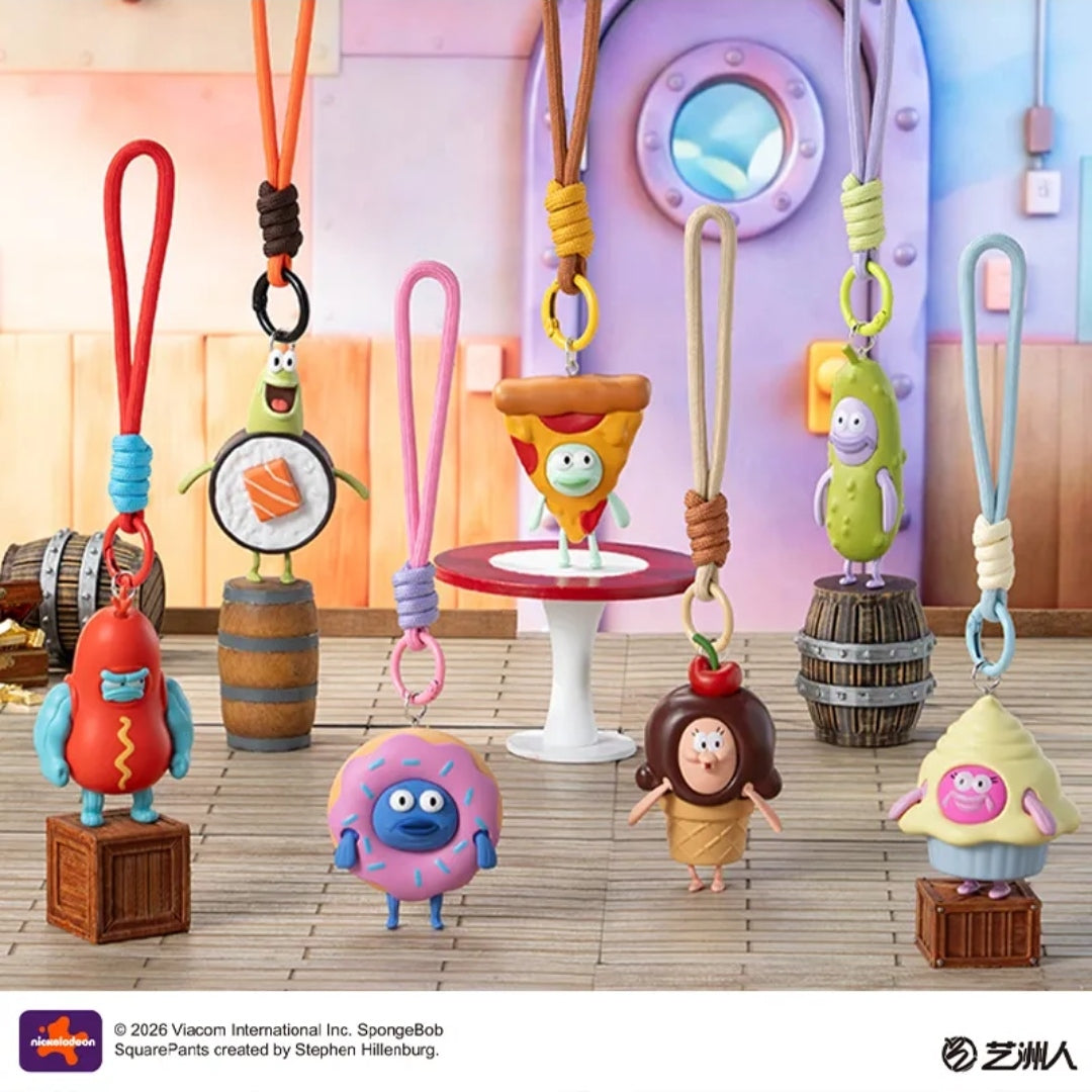SpongeBob SquarePants Bikini Bottom Food Party Series toy surprise box Dolls