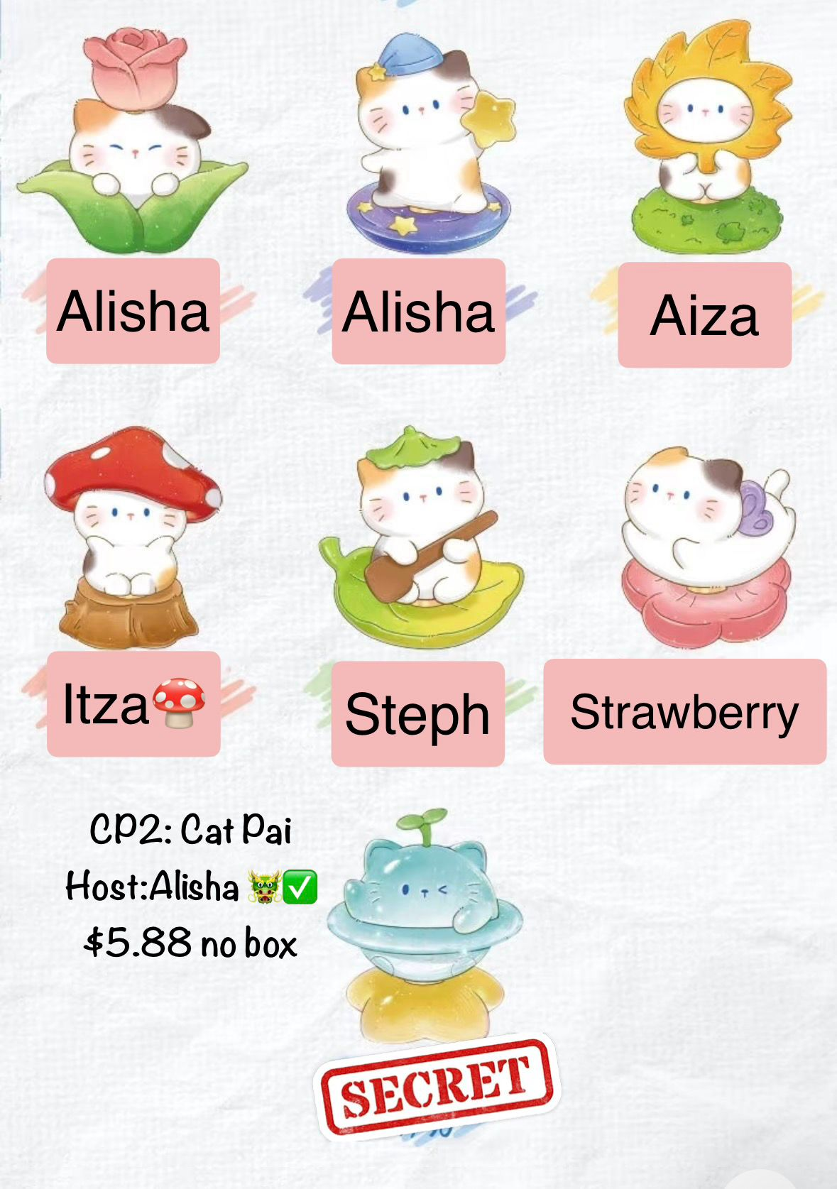 Cat Pal Dream Collection Series Claim Party