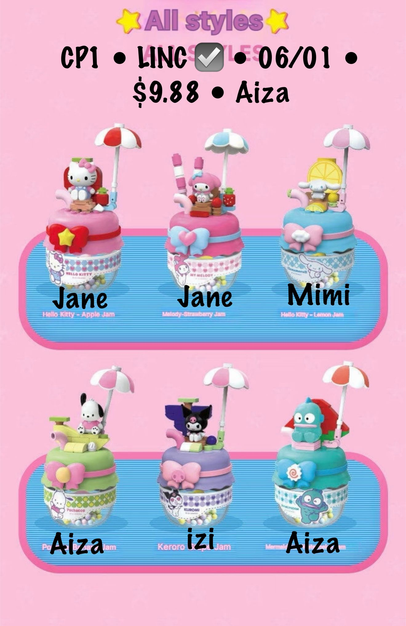 Sanrio Bobo Jam Series Claim Party
