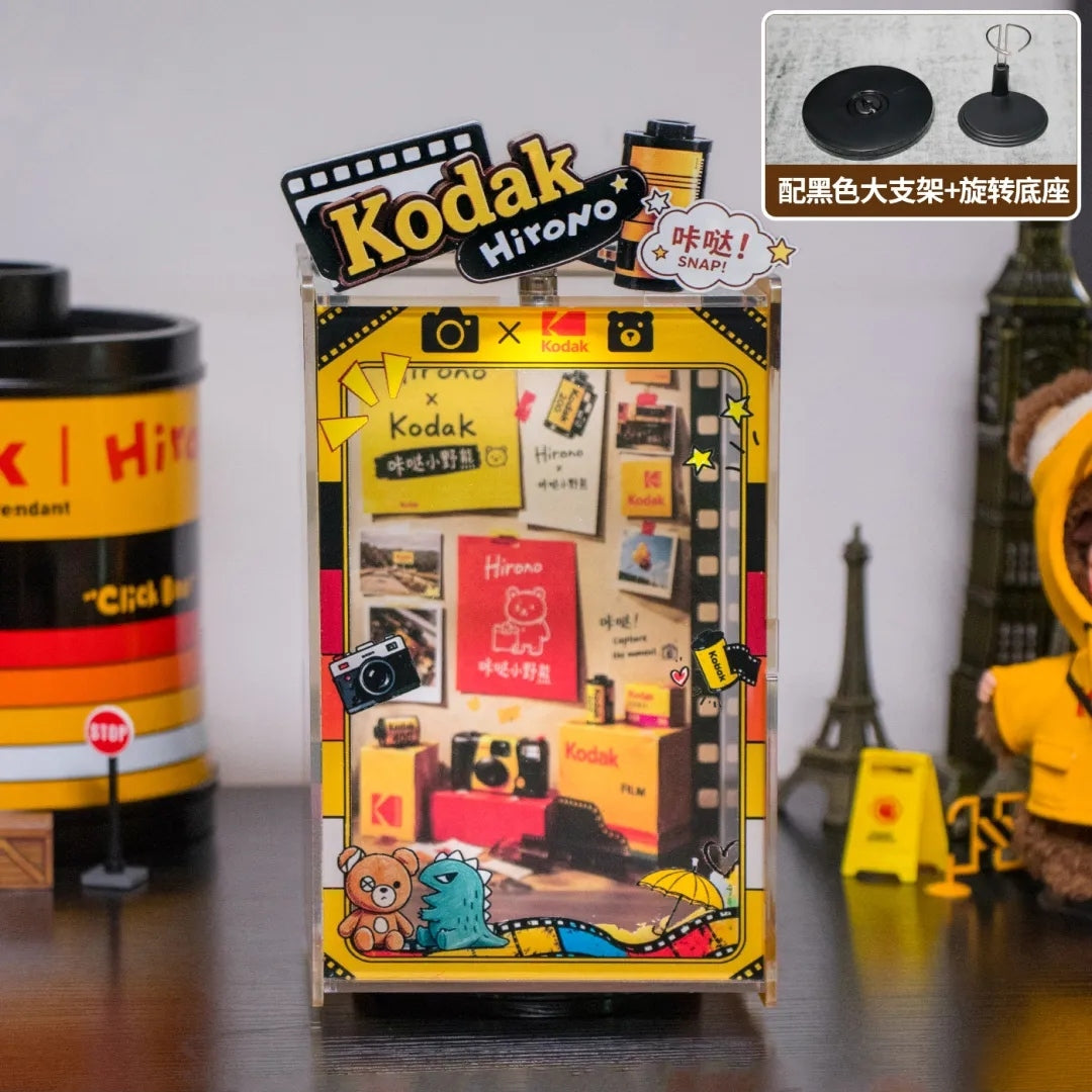 【preorder】POP MART Hirono × Kodak Little Bear Plush Pendant Hanging Card Dolls