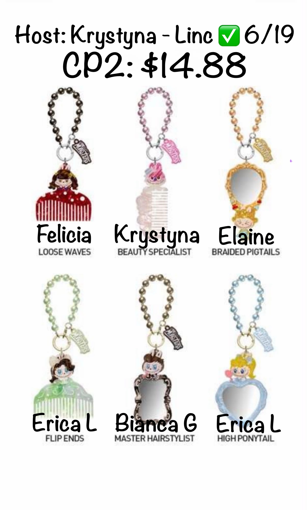 【preorder】POP MART The Monsters Hair Salon Comb Series toy surprise box Dolls