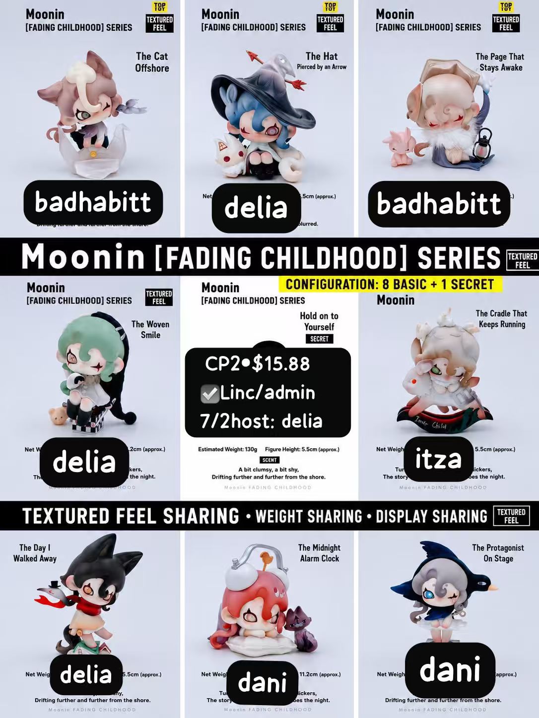 Moonin Faded Childhood Series Claim Party
