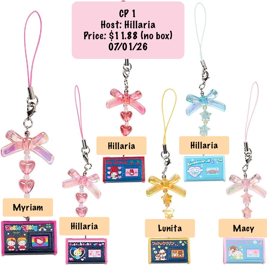 Sanrio Heisei Girls' Phone Charm Series Claim Party