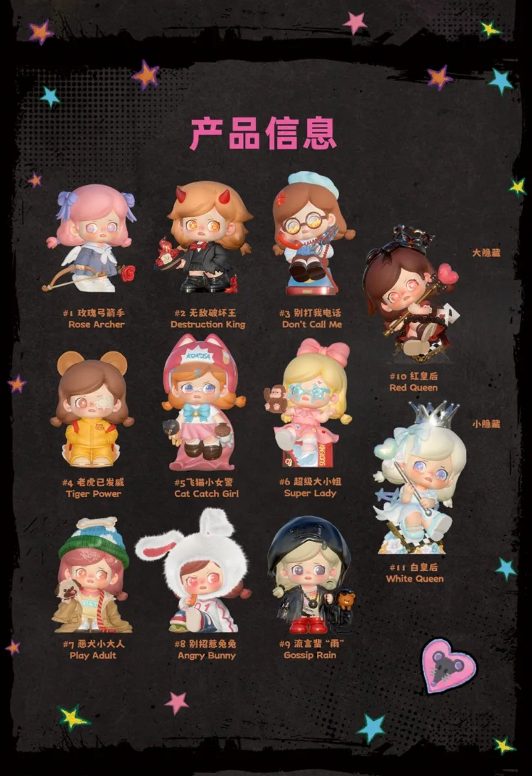 Kokosa Different Girls Series toy surprise box Dolls