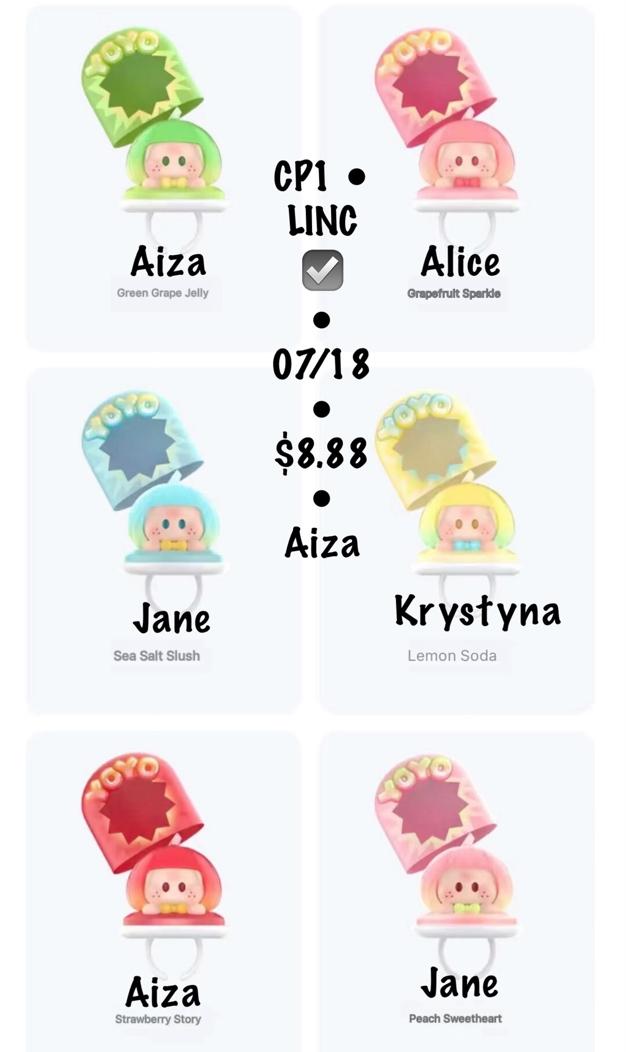 yoyo Sparkling Ring Collection Claim Party