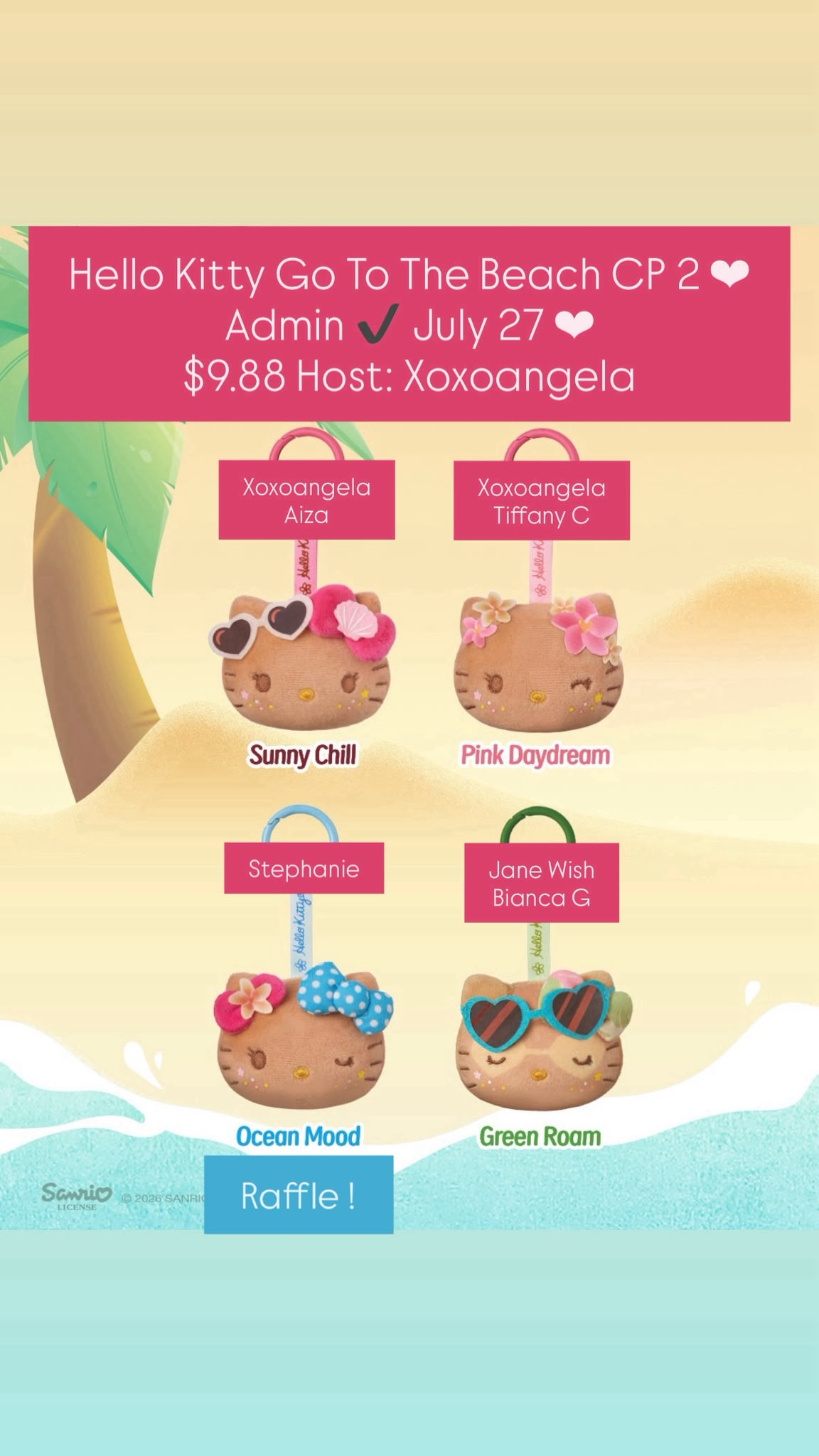Hello Kitty: Let's Go to the Beach Series Claim Party