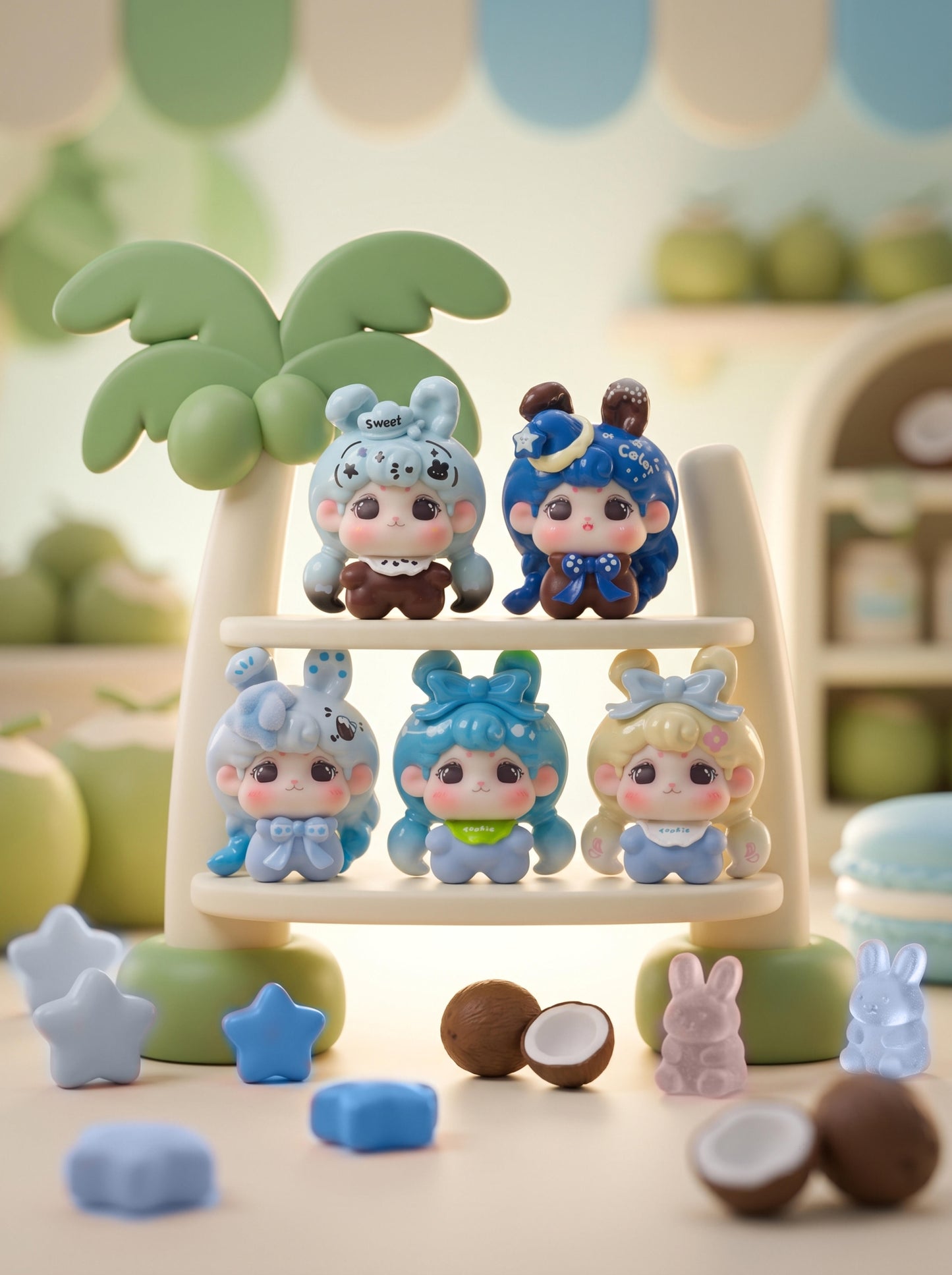 【Released on August 5th】Tookie Rabbit Gummy Minibean Series toy surprise box Dolls