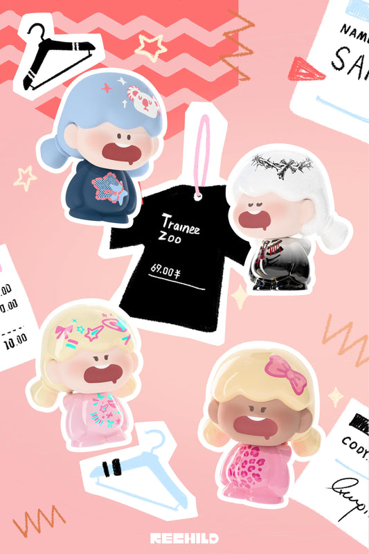 Quupid Trainee Zoo Minibean Series toy surprise box Dolls