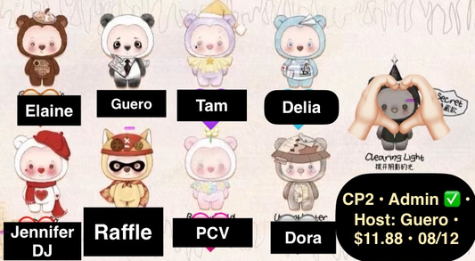 Moco Bear Small Foot Plush Series Claim Party