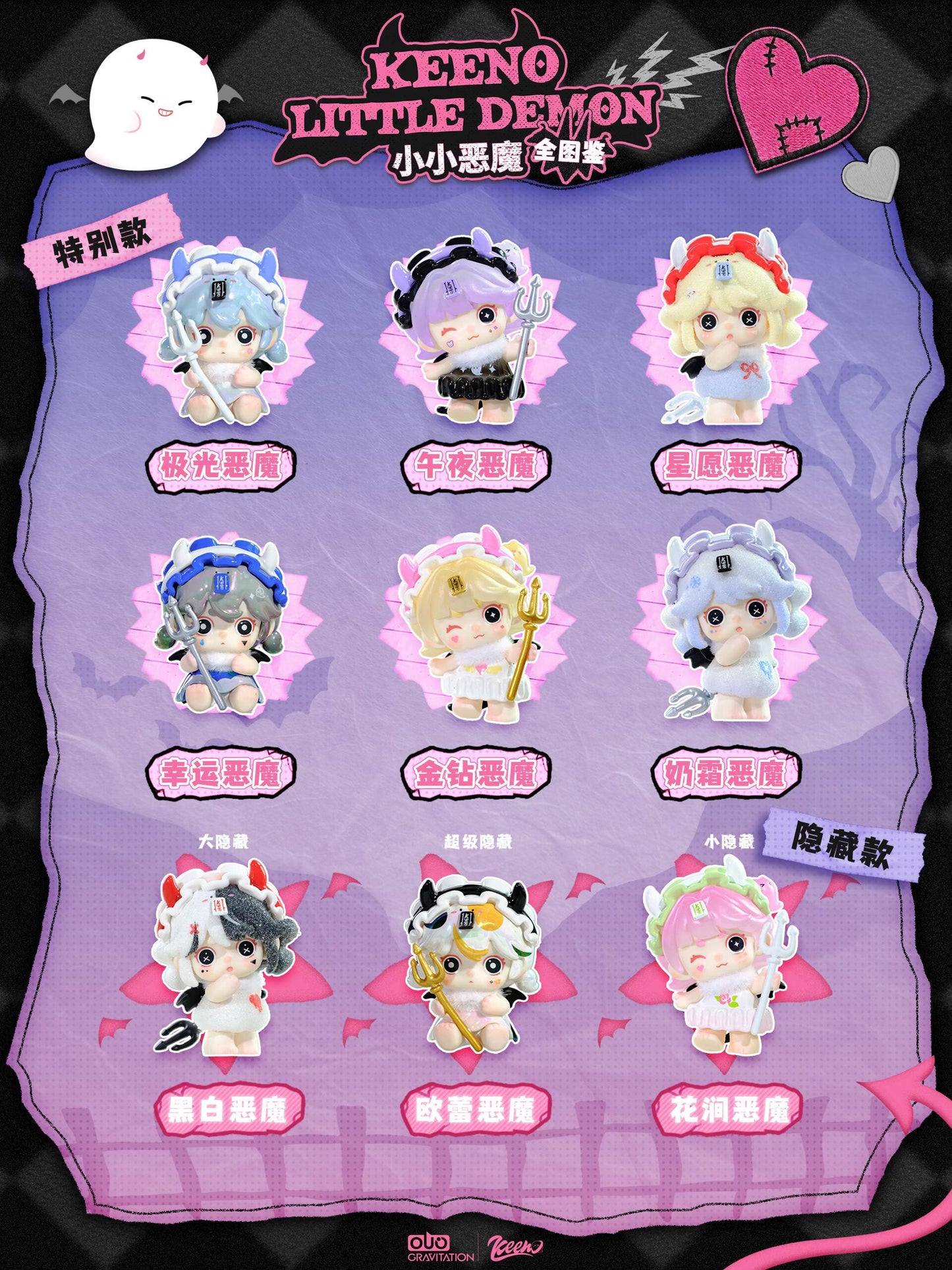 【preorder August 26】Keeno Little Devil Minibean Series toy surprise box Dolls
