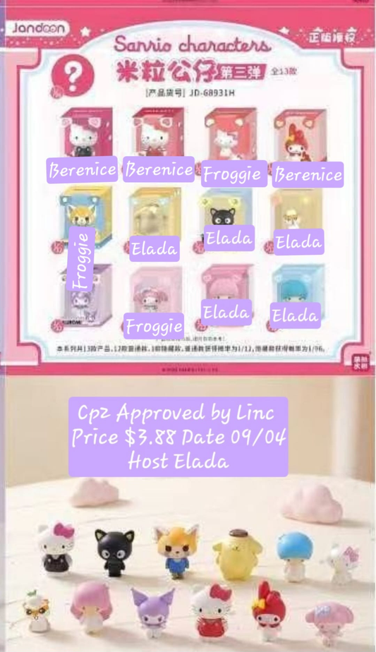 Sanrio Cuties v3 Series claim party