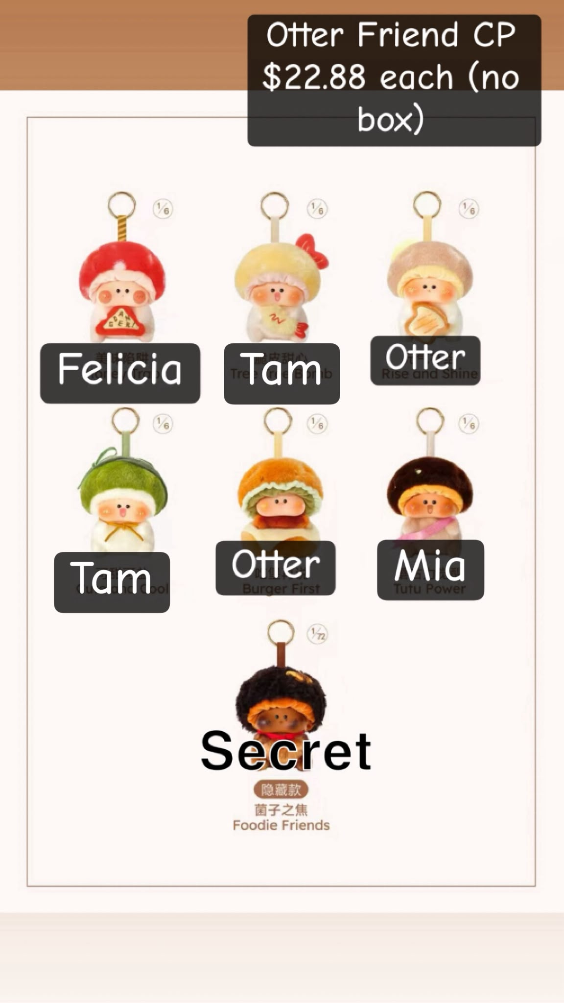 Sowii Little Mushroom Bald Series Claim Party