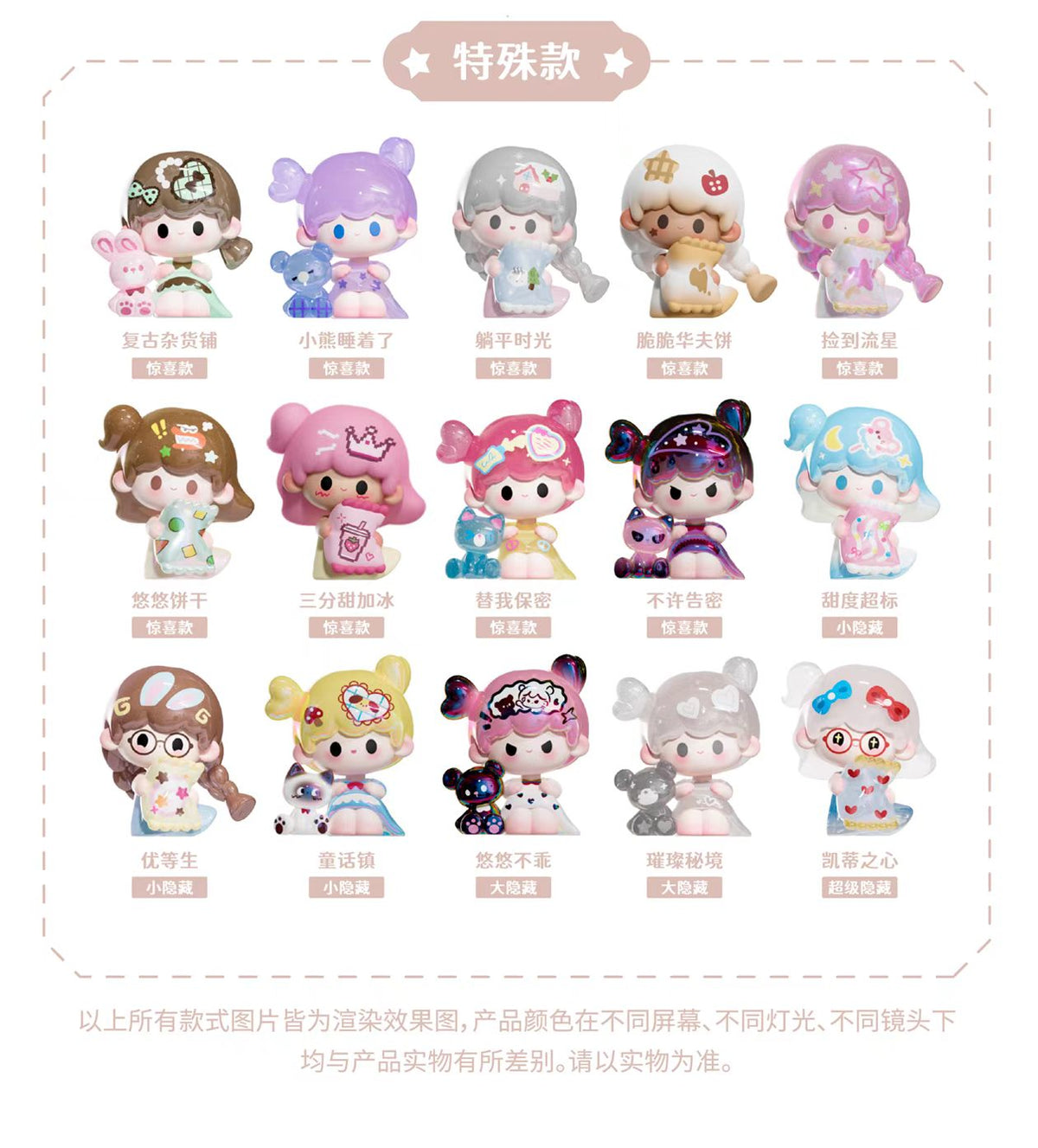 UUTOY I Need U Minibean Series toy surprise box Dolls