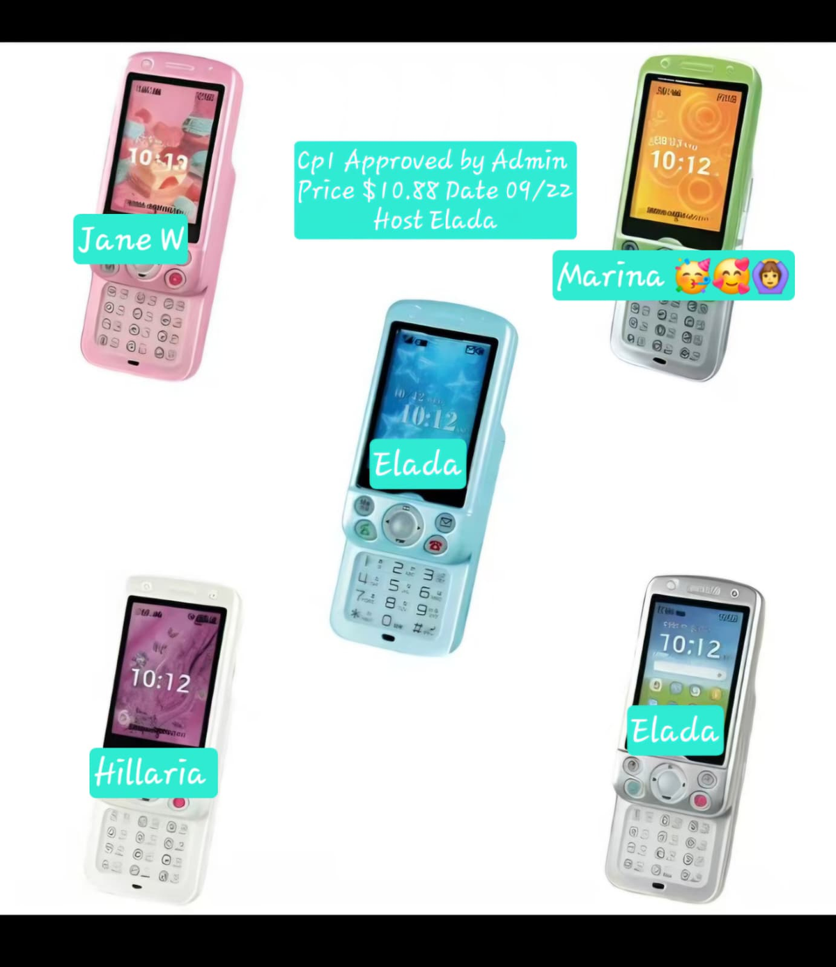 “spirits” Mini Slider Phone-Style Voice Recorder Series Claim party