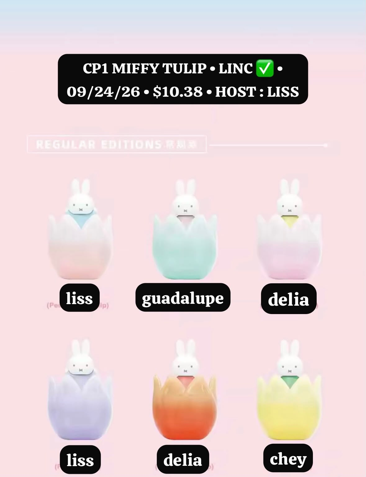 Miffy Tulip Series Claim Party