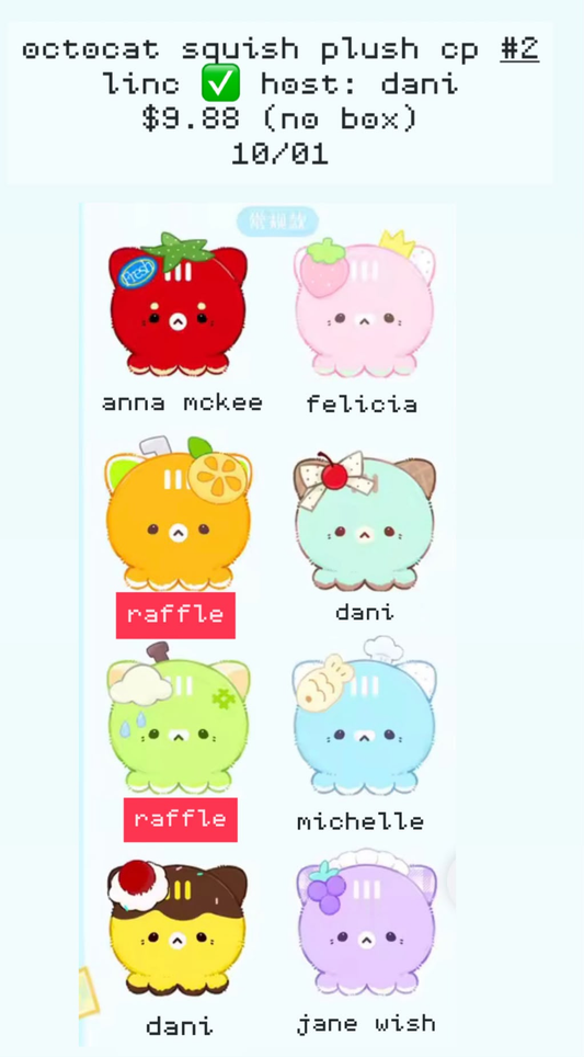 Octocats Miao QQ Mochi Squishy Series claim party