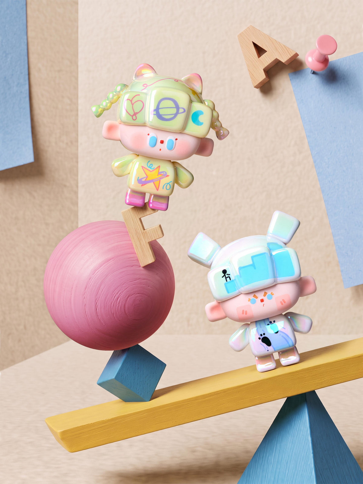 FangKuai Minibean Series toy surprise box Dolls