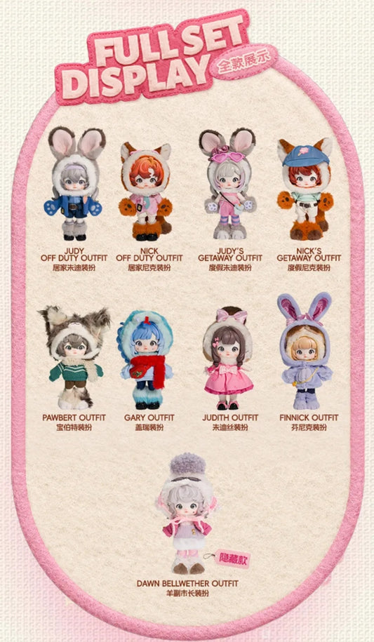 【Pre-order】Nommi Zootopia Metropolis Adventure 5-Joint Articulated Series toy surprise box Dolls