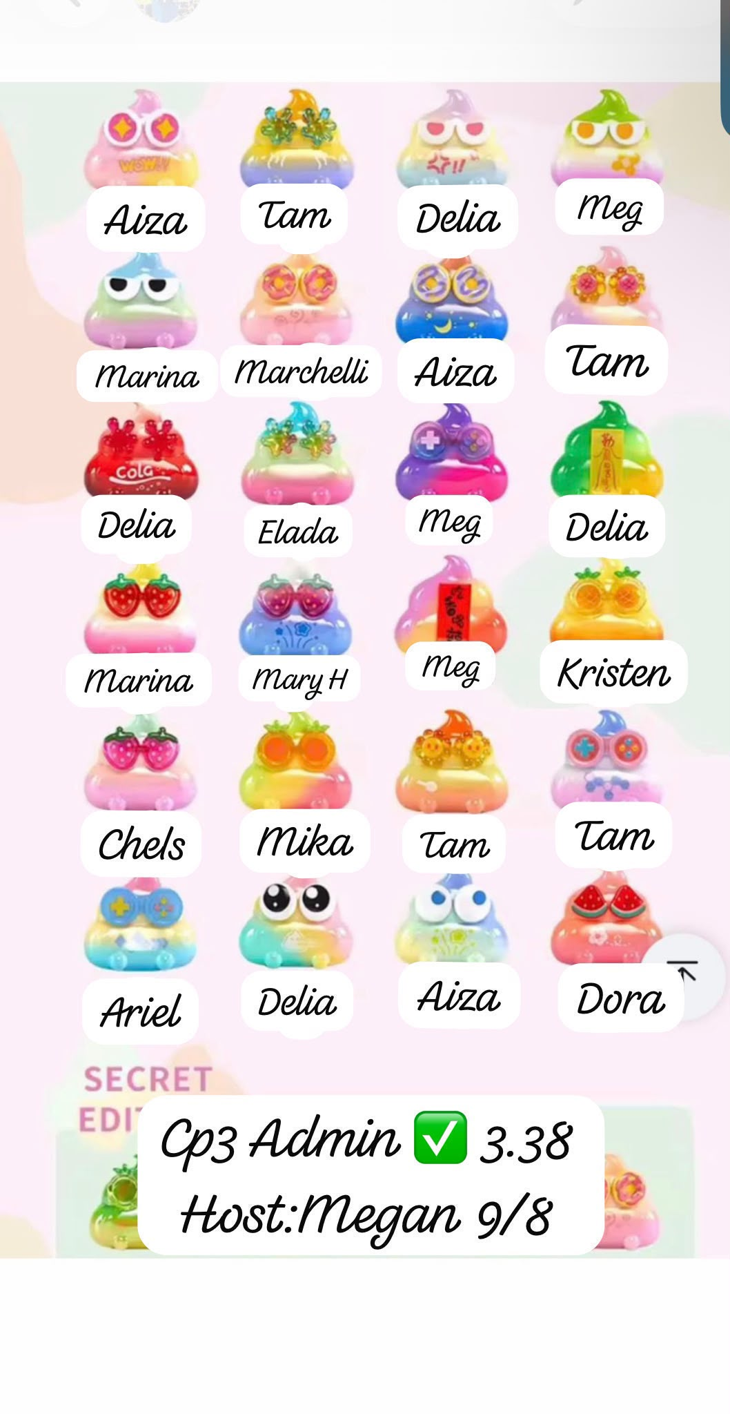 "Emmmkun's Gourmet Delights" Fridge Magnets Series Claim Party