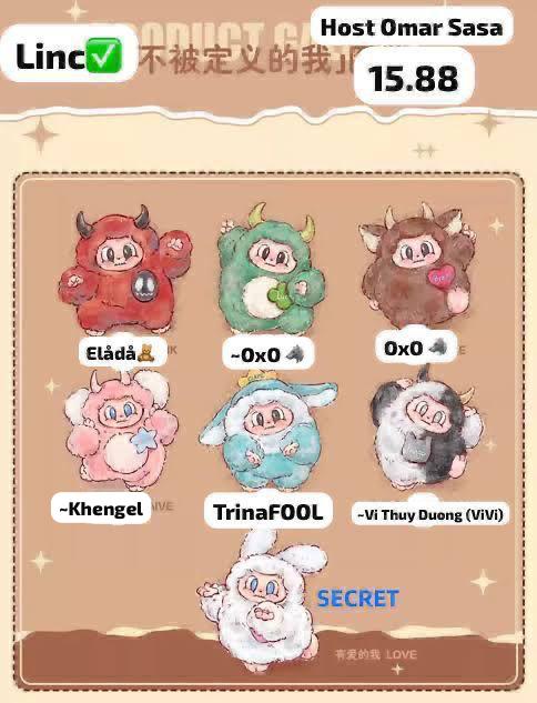 Cupa Undefined Myself Plush Series toy surprise box Dolls