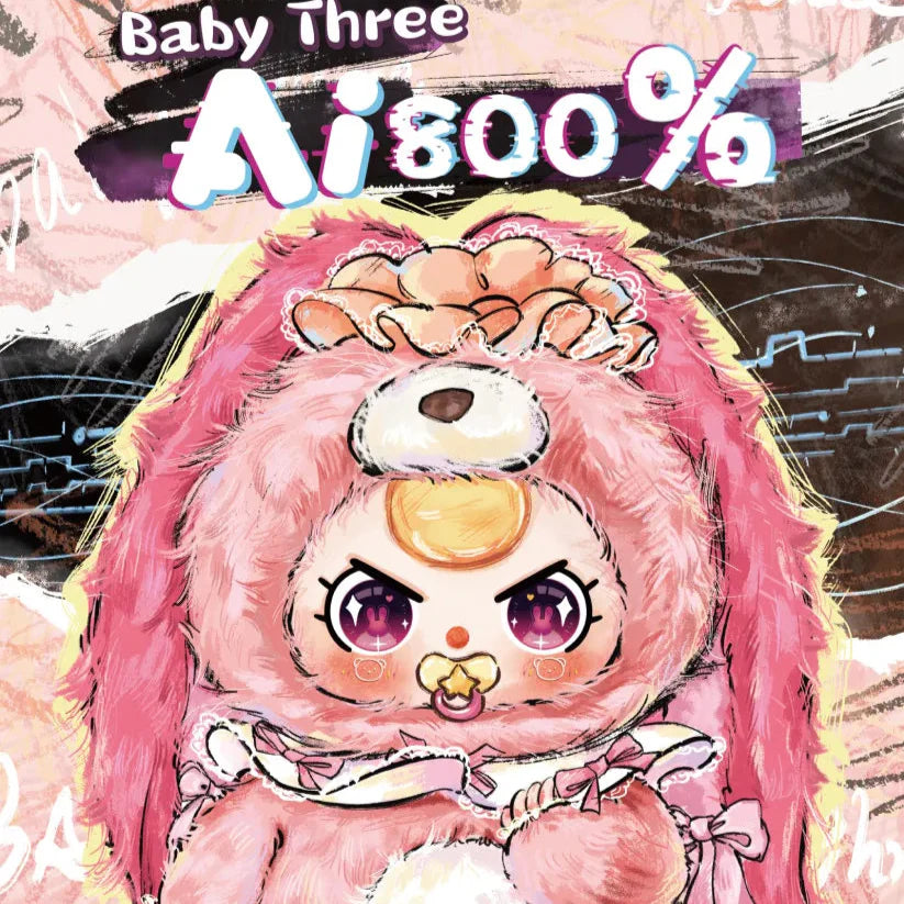 【preorder】Baby Three 800% Artificial intelligence Plush Series toy surprise box Dolls