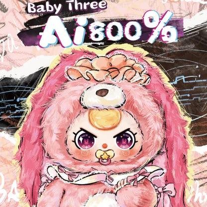 【preorder】Baby Three 800% Artificial intelligence Plush Series toy surprise box Dolls