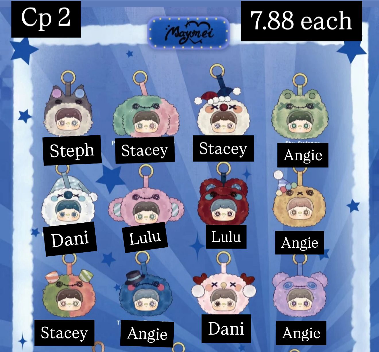 Maymei Crazy Circus Plush Series toy surprise box Dolls