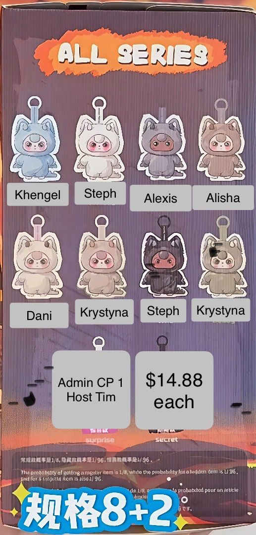 Baby Three Dragon Baby Plush Series toy surprise box Dolls