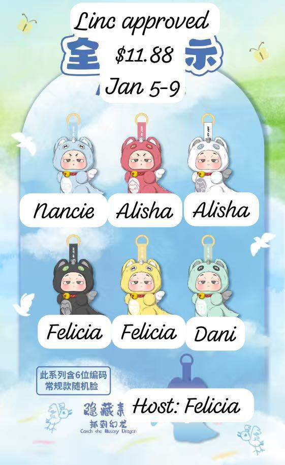 Derpkid Dragon Catcher Plush Series surprise box Dolls