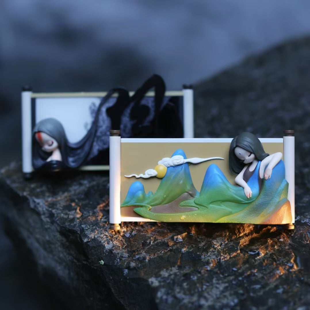 Sleep Elves Picture Scroll Series toy surprise box Dolls