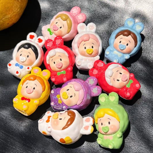 Little Rolls Rabbit Minibean Series toy surprise box Dolls